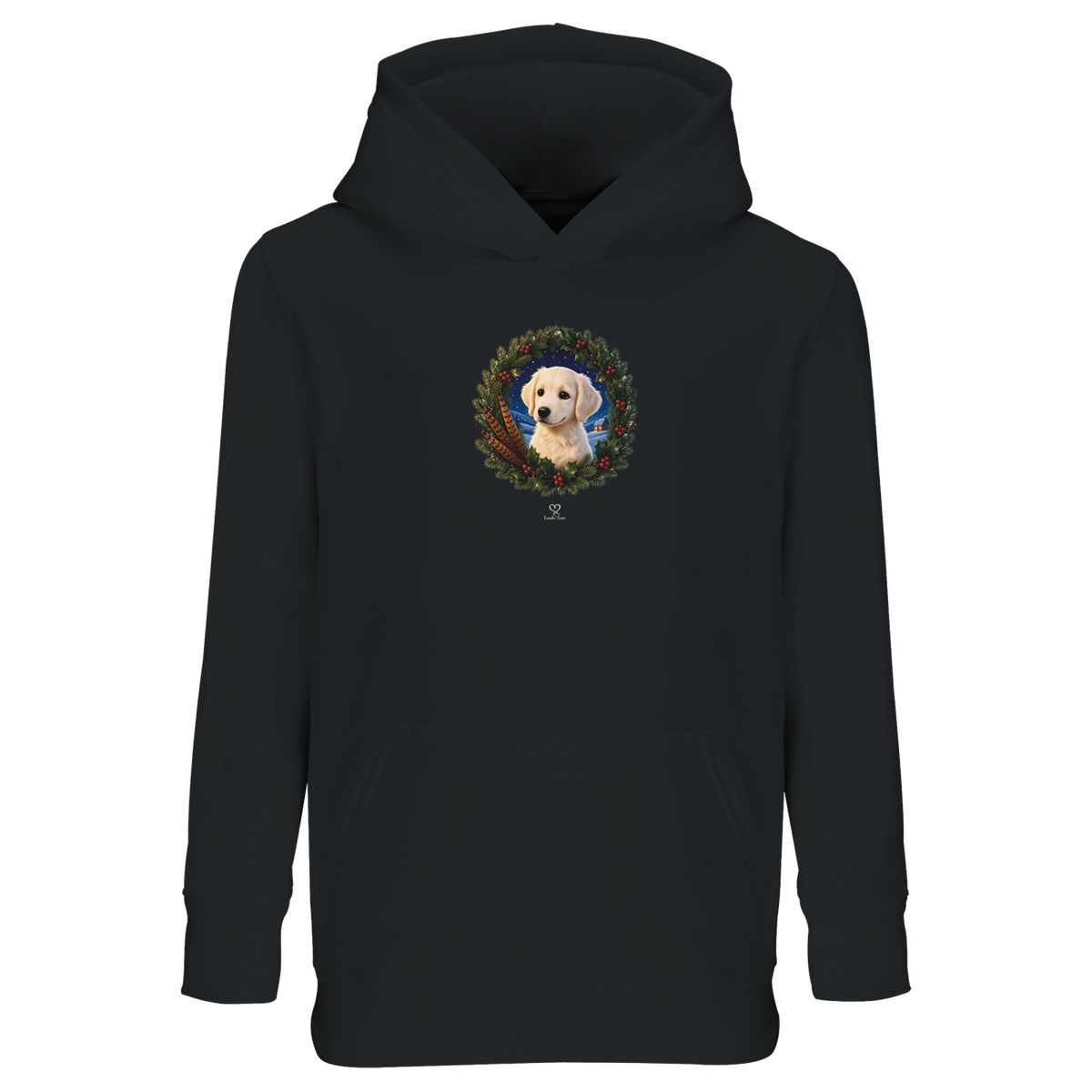 Kinder-Hoodie „Weihnacht auf dem Land“