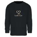 Kinder-Sweatshirt mit Leash & Love Logo