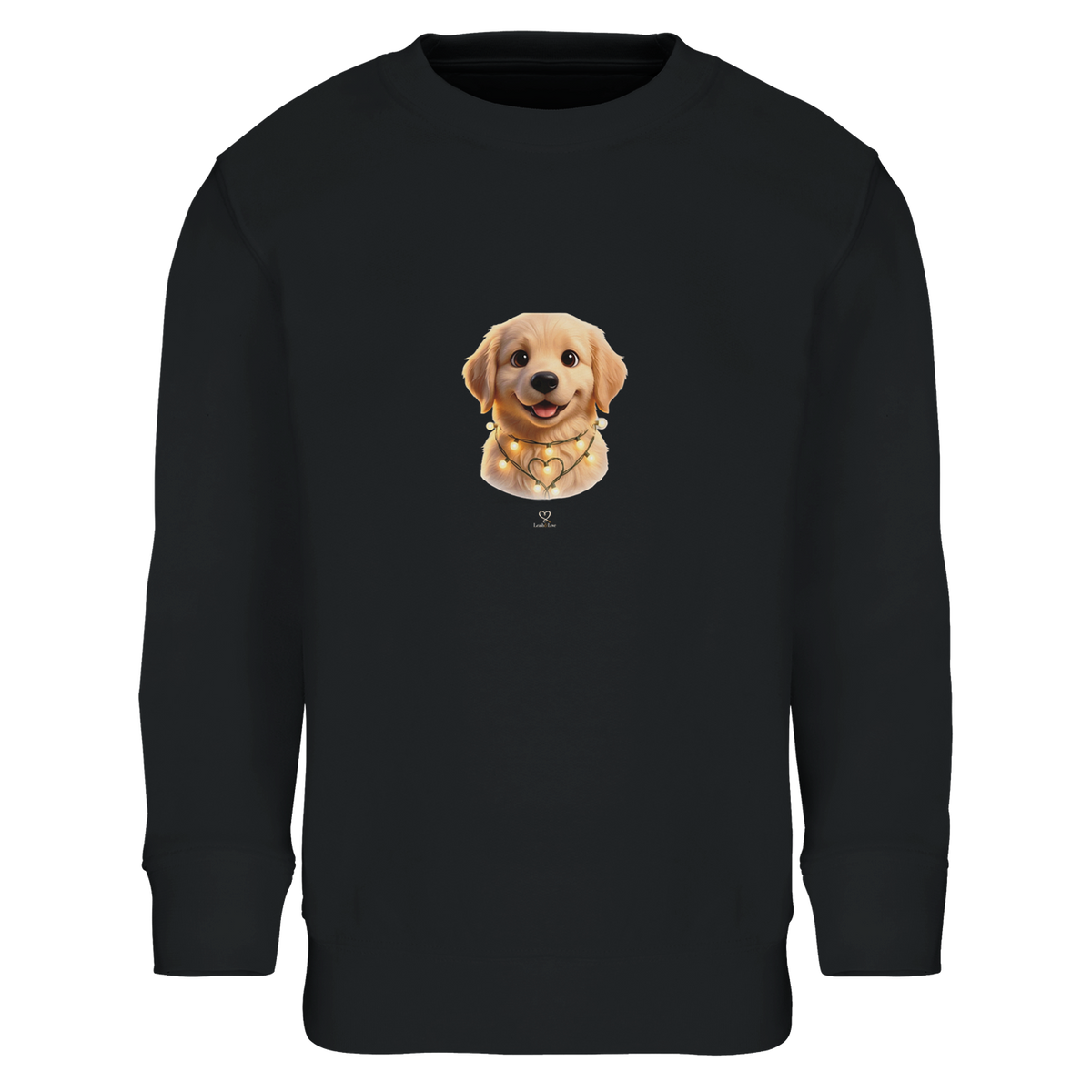 Kinder-Sweatshirt „Wuffnachten“ – Leash & Love
