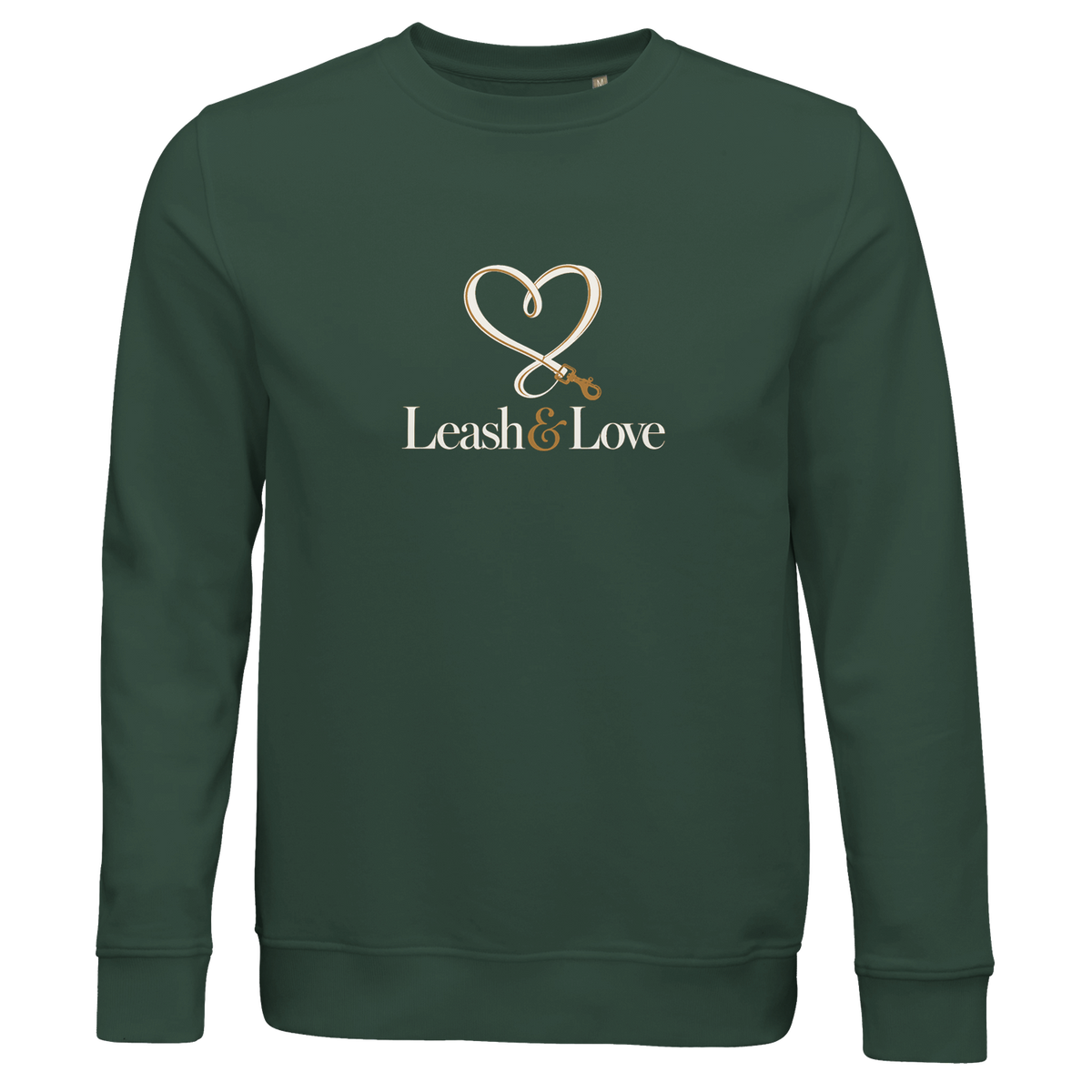 Bio-Sweatshirt mit Leash & Love Logo
